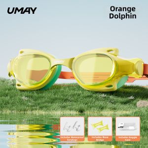 Umay(佑美) | HD Waterproof Anti-fog Childrens Swimming Goggles Set