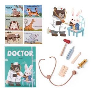 ของเล่นเด็ก Doctor เล่นซิลิโคนเครื่องมือทางการแพทย์ Play House Pretend Treatment เครื่องมือรุ่นหูฟังเข็มฉีดยาซิลิโคน BPA ฟรีของเล่น
