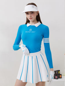 Autumn Golf Outfit Knitwear Skirt Set Skin-Friendly