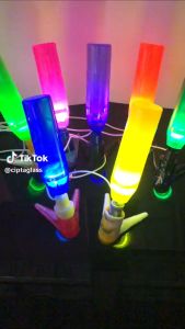 Shift Knob Mutiara Dengan Lampu LED Ukuran 15 Cm Tuas Perseneling Cocok Untuk Mobil Manual / Matic