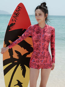 Bộ Đồ Bơi Lặn Dài Tay Cỡ Lớn Tagkita Dành Cho Nữ Quần Áo Lặn Liền Thân Quần Lửng Quần Lửng Cạp Cao Đồ Bơi Thể Thao Thường Ngày