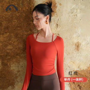 Love Step Professional Yoga Clothes Womens Long Sleeve Fitness Pilates Training Top with Chest Pad Autumn Winter New Arrival