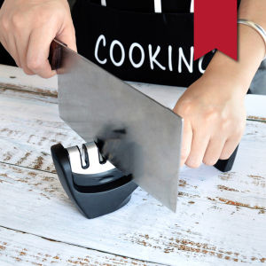 (BEST QUALITY)Pengasah Pisau Dapur Multifungsi Knife Sharpener Swift Sharp 3 Slot