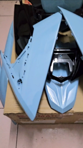 YAMAHA AVANTIZ COVER SET + GRAFIK FREE EMBLEM YAMAHA LOGO BABY BLUE DULL BLUE 2024 B92-F0000-01-PC