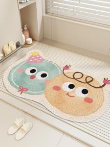 Thảm Phòng Tắm Bằng Vải Lụa Rỗng Chống Trượt Cho Trẻ Em Trong Nhà Tắm Thảm Phòng Tắm PVC Chống Trượt Thoáng Khí Thoải Mái