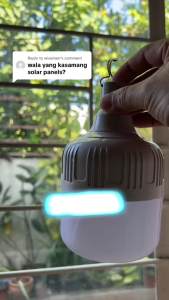 Solar light outdoor garden waterproof home indoor lighting balcony emergency lights integrated hanging small night road led bulbs buy 1 take 1 Campfire night market stall lights hree gears adjustable