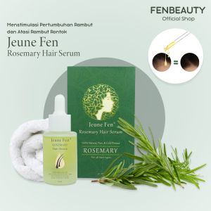 Sudah BPOM 100% Natural Oil JEUNE FEN Rosemary Hair Growth Grow Care Serum Penumbuh Rambut 30ml