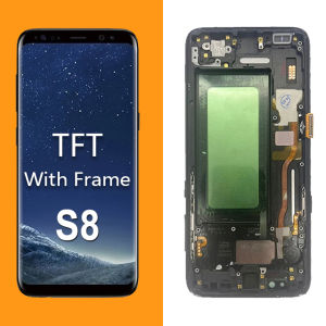 TFT With Frame Display For Galaxy S8 S8 Plus S9 S9 Plus S10 S10 Plus LCD Display Touch Screen Digitizer Assembly Replacement