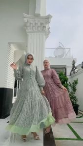 Aliza Dress Brocade: Dress Pesta Nyaman & Elegan