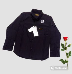 Kemeja  anak panjang Kemeja anak. Kemeja polos  Pakaian anak Atasan Baju anak