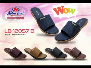 Sandal Karet Semi Kulit new era Cewe Dewasa elegan
