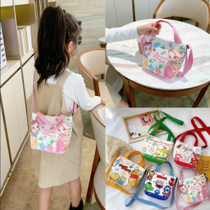 Cute Girls Crossbody Bag Fashionable Little Girls Handbag Internet Celebrity Kids Bag Direct Sale Childrens Bag Korean Style