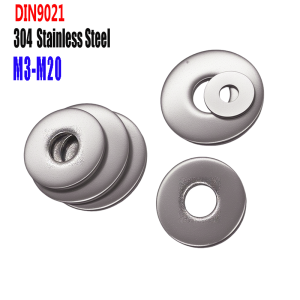 M3 M4 M5 M6 M8 M10 M12 M14 M16 M18 M20 Antiskid Large Flat Washer A Type DIN9021 304 Stainless Steel Big Gasket Plain Washer