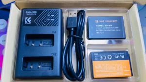 1 PIN MÁY ẢNH K&F CONCEPT LP-E17 1250MAH