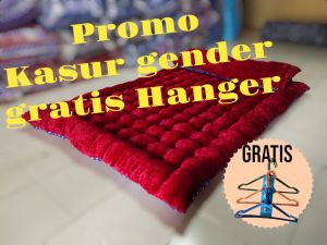 PROMO KASUR GENDER JUMBO TEBAL DAN EMPUK GRATIS HANGER PVC