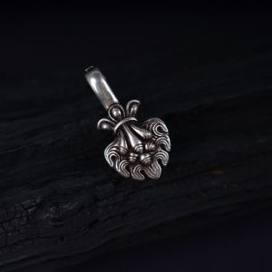 Handmade Pure Silver Large Size Premium Mani Treasure Buddha Hand Bracelet Accessory Side Hanging Tibetan Transmission