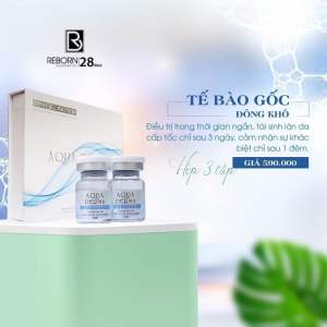 [ CHÍNH HÃNG ] Tế bào gốc đông khô AQUA DERMA HỘP 6 Lọ x 5ml