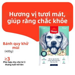 Wanpy | Bánh Quy Khử Mùi Cho Chó 400g