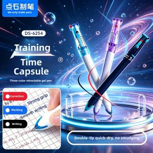 DIANSHI | Quick Drying Push-type Rotating 3-in-1 Gel Pen 0.5mm
