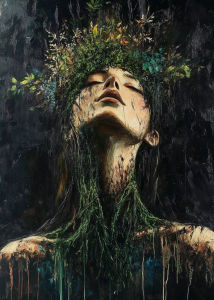 Jigsaw Puzzle for Adults 500/1000/1200/2000PCS Lilith Horned Goddess Artwork Paper Puzzle Home Wall Decoration Gift Idea