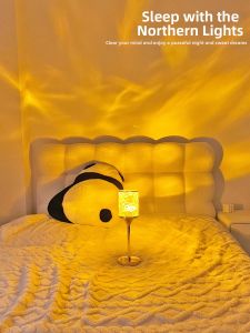 SHIGUANGSUIDAO | Aurora Starry Sky Projector Ripple Effect Night Light