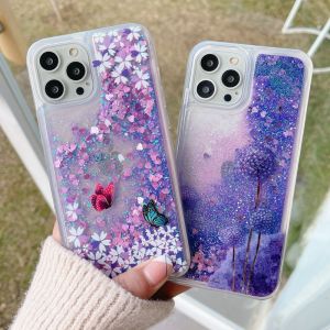 CrashStar Quicksand liquid transparent phone case is suitable for Samsung Galaxy Note 20 Ultra S24 S23 S22 S21 S20 Ultra Plus + S21 S20 FE A55 A54 A34 A14 A73 A53 A33 A13 A72 A52 A32 5g A12 A21S A31 A71 a51 4g fashionable glittery seq