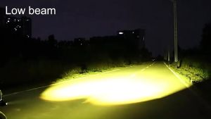 【In stock】2PCS 60W Super Bright Mini Driving Light Set Led Light For Motorcycl Headlight 2 Color Car Dual MDL Fisheye Lens Motorcycle Fog Light