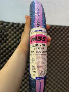 Vỏ Michelin M35 2.25-17/2.50-17 gắn được cho mọi loại xe yamaha/honda