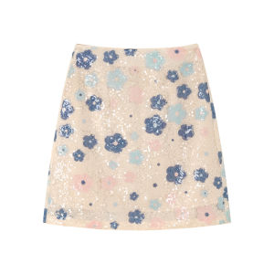 Floral Lace Casual Short Skirt