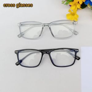 แว่นกรองแสงคอมพิวเตอร์ ถนอมสายตา เลนส์บลูบล็อค กรอบแว่นดัดงอได้ ทรงเหลี่ยม รหัส CGB55