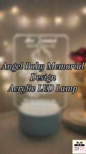 Customized Angel Baby Memorial Lamp