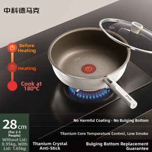 DUMIK | Titanium Ceramic Nonstick Frying Pan