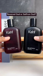 Kahf Saffron Oud Eau de Parfum 100 ml Long-Lasting Fragrance (EDP) - Saffron and Oud Scent - Wangi Tahan Lama - Luxury Scent 香水