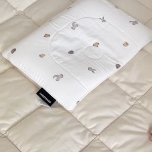 Gối sơ sinhGối sơ sinh Hàn Quốc công nghệ Duraron siêu thoáng mát dễ dàng điều chỉnh độ cao mềm mại êm ái - DonoDono