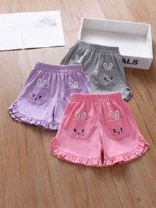 Girls Cotton Shorts Summer Outfit Thin Casual Pants Baby Wear Breathable Comfortable Childrens Clothing Spring Autumn Season