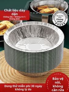 MANJIELI | Khay Nhôm Dày Chuyên Dụng Cho Lò Chiên Không Dầu