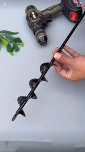 Mesin Bor Listrik & Gagang Pemutar Penggali Tanah: Alat Pembuat Lobang Tanam