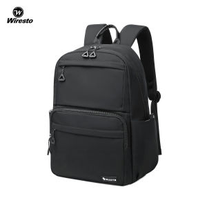 Wiresto Men Backpack Notebook Laptop Backpack Business Travel Bag Waterproof Backpack College Fashion Backpack Casual Shoulder Bag Anti Theft Back Pack School Bag