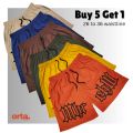 Waffle Shorts for Men Unisex Set of 6pcs with signature design adult size two pockets trendy a d Fashionable Pang Porma Pambahay Ouick Dry. 
