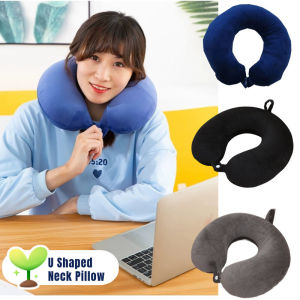 U Shaped Neck Pillow Travel Soft Pillow Memory Foam Cartoon Pillow With Lock For Office Noon Break