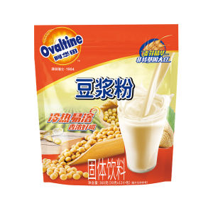 Ovaltine Soybean Milk Powder Original Instant Drinks Office Meal Replacement Nutrition Breakfast Non-GM Instant Soybean Milk Powder