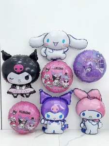 Belon Foil INS卡通气球 Cartoon Foil Balloon 玉桂狗库洛米美乐蒂生日宝宝派对装饰网红打卡 Melody Party Decoration Kids Birthday