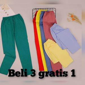 (BELI 3 GRATIS 1) Rekomendasi Legging anak 0-13thn