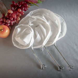 Coffee filter bag washable reusable stainless steel fine cotton cloth filter
