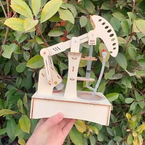 Máy Bơm Nước Tự Động Chạy Bằng Pin - Đồ Chơi Lắp Ráp Gỗ Stem Thí Nghiệm Khoa Học Giáo Dục Trí Tuệ.