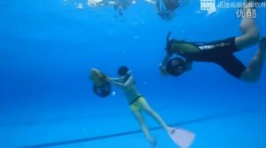 New 300W-500W Dual-Speed Waterproof Electric Underwater Scooter Suitable for Swimming Pools Water Sports and Outdoor Activities