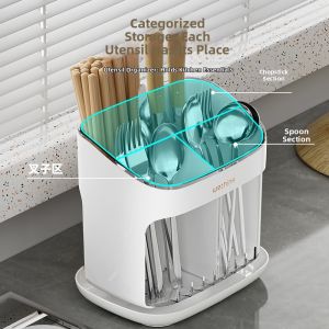 Multi-functional Kitchen Utensil Rack Drying Tray