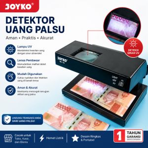Alat Pendeteksi Uang MD-100 / Joyko Counterfeit Money Detector