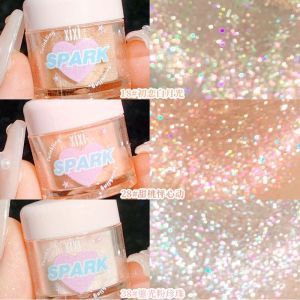 Xixi Highlight Powder Long-Lasting Repair Color Flash Thin and Glittering Crouching Silkworm Brightening Crystal Eye Shadow Nature Pearlescent Fine Powder