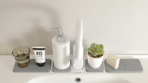 Silicon Algae Material Toothbrush Cup PadKitchen Balcony Water-absorbing Cup PadWaterproof PadHeat Insulation Pad